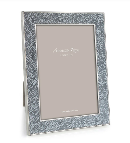 Addison Ross Frame Faux Shagreen Light Grey 20x25cm FR1082