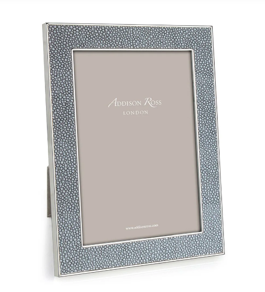 Addison Ross Frame Faux Shagreen Light Grey 20x25cm FR1082