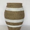 Ciment Vase Rattan 39xh51cm 270-241