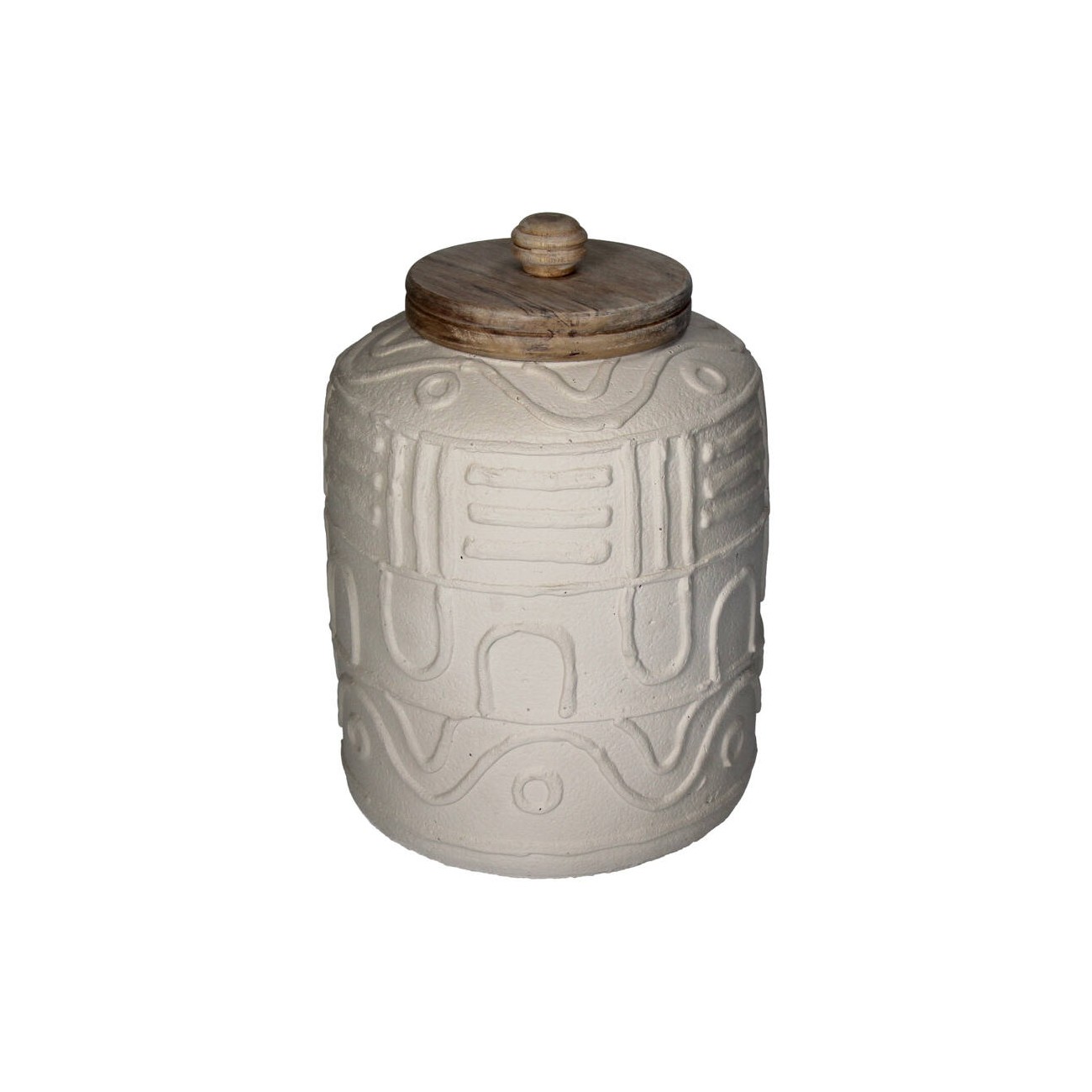 Jar Terracotta Beige 20xh27cm kal-3790