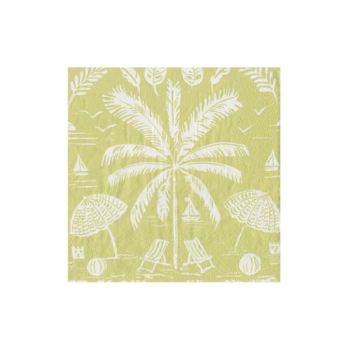 Napkin Key Lime Palms 18421c