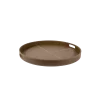 Tray Austin Brown Leather ø46cm 1700100639