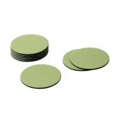 Canvas Coaster moss green 4017CR