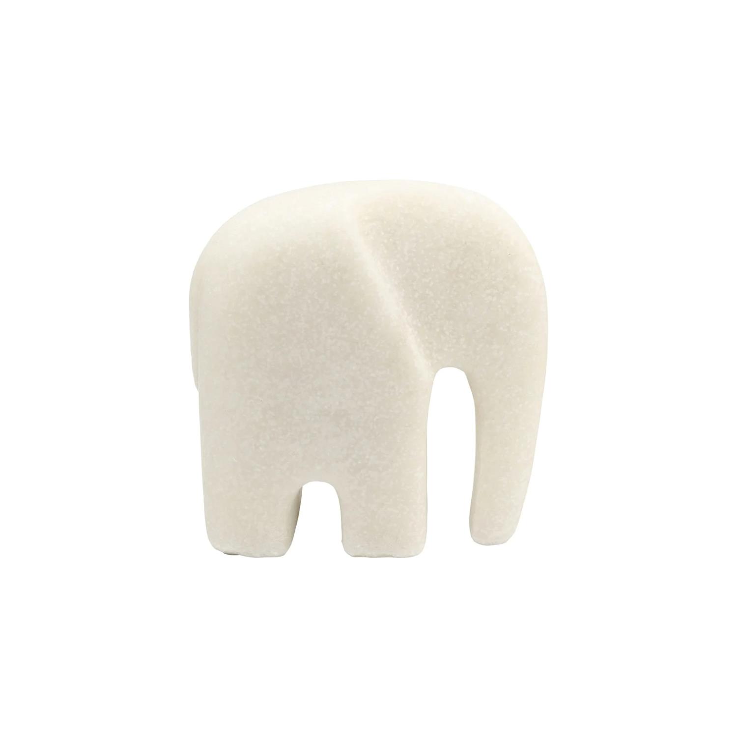 Deco Figurine Soft Elephant 14cm 56609