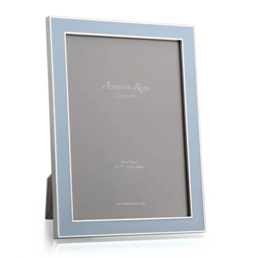 Addison Ross Frame Enamel Powder Blue/Silver 20x25cm cm Fr1160