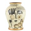 Vase "Luxor"  Beige & Brouwn 30xh38cm 155-660