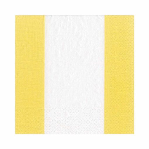 Napkin Yellow Bandol Stripe 15356l