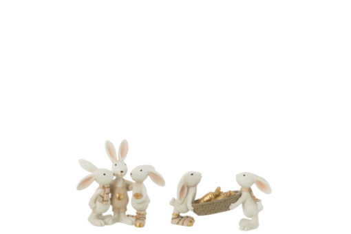 Cute Rabbit Carrots 13,5xh7,5cm 50643