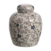 Jar White/Blue/Grey 21xh24cm 155-701