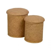 Puff Way Rattan L 40xh43cm 613618
