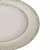Breakfast Plate Green & Greyblue Sparkle ø19,5cm