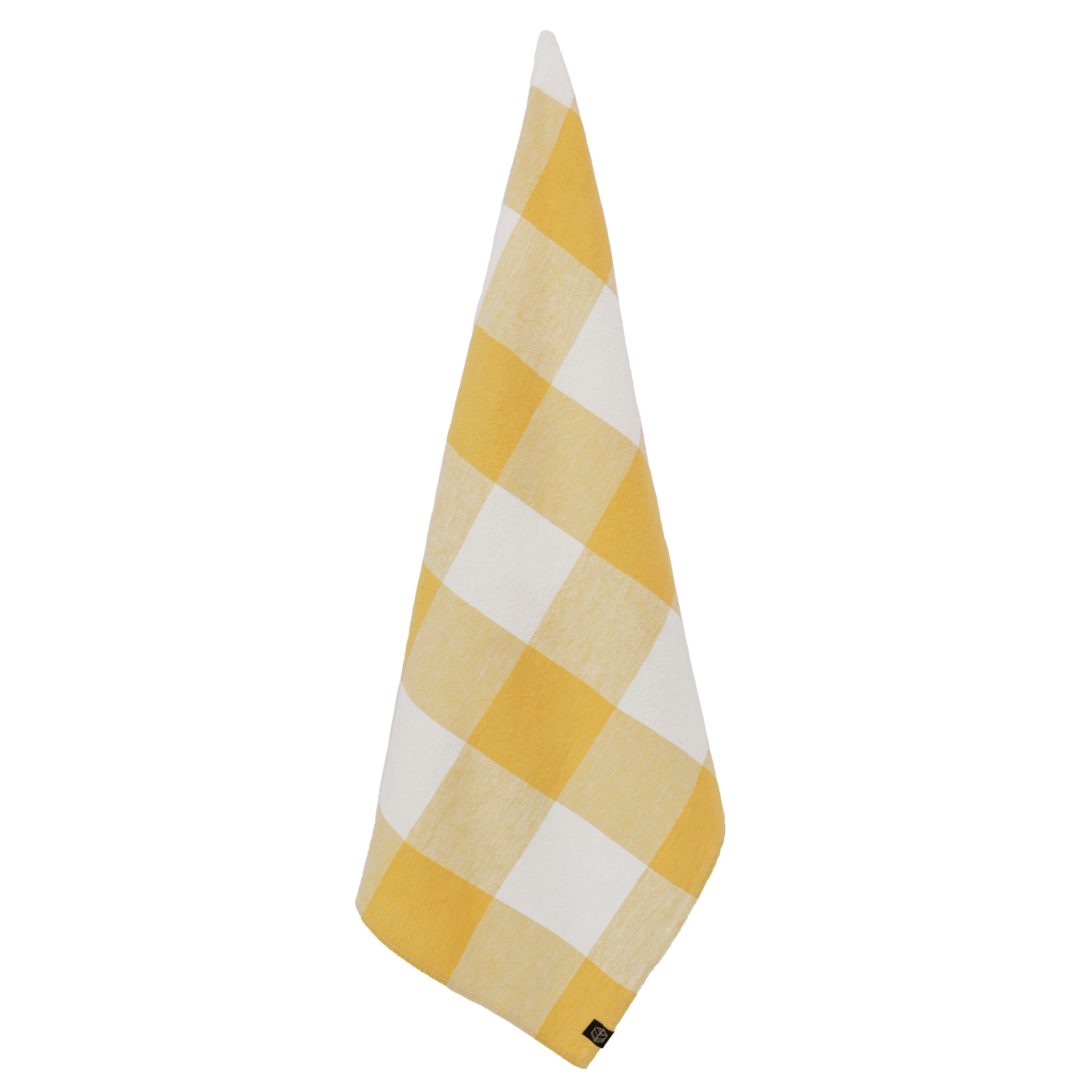 Glasshåndkle Palma Gul Lin/Bommull 48x70cm