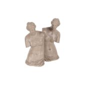 set/ 2 Bookends Goddes 23x13xh26cm 613475