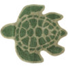 Bath Mat Turtle Green Cotton 77x87cm Kal-6152