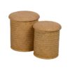 Puff M / Oppbevaring Rattan S 35xh39cm 613618