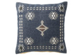 Pillow Ethnic Blue Print 45x45cm Ink Innmat  51796