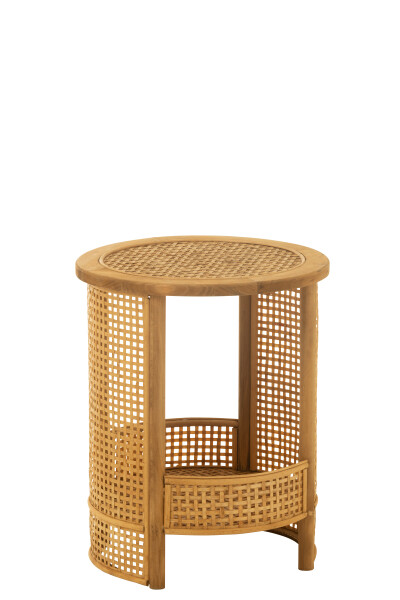 Side Table Bamboo Nat. 40xh49,5cm 46370