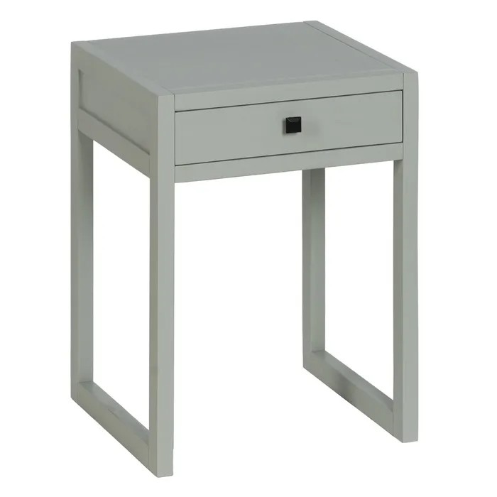 Side Table Grey/green (Mdf Wood) 40,5x38xh56cm 610413