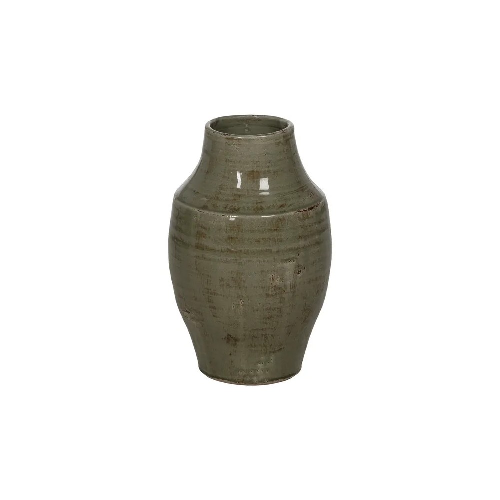 Vase Green Ceramic 26,5xh41cm 613431