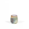 Bowl Glass Green/ Brown 15x14cm DCG1084