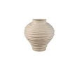 Beige Round Bulb Ceramic Vase s 727335