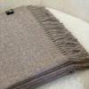 Baby Alpaca Throw Light Brown 130x200 0284