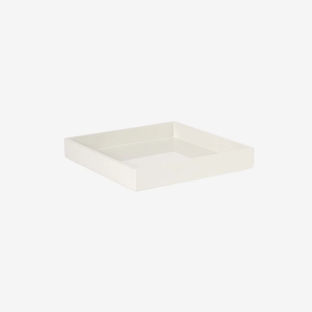 Lacquer Tray White 20x20cm White La1507