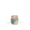 Bowl Glass Green/ Brown 15x14cm DCG1084