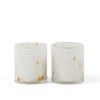Light Holder Spotted Amber 9xh10cm dcg1661