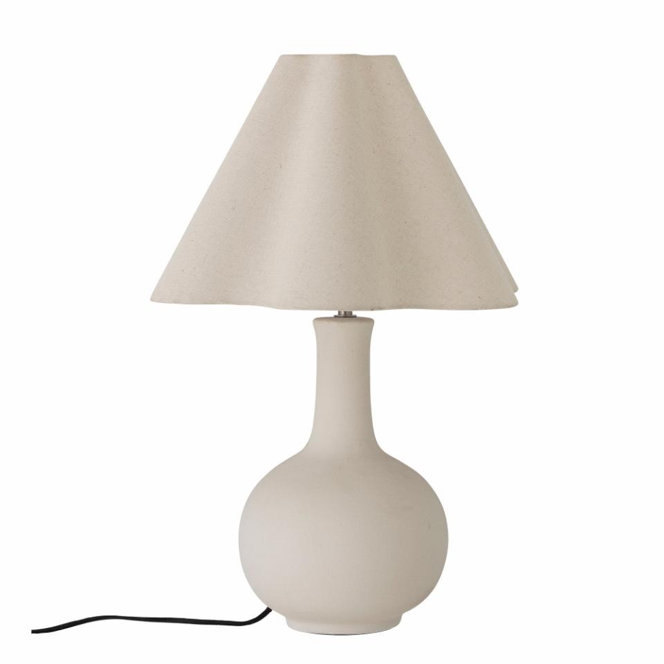 Tablelamp inkl. Scallop Shade Off White ø42xh60cm 82068329