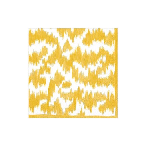 Napkin Yellow Modern Moire 15953c