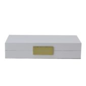 White Lacquer With Gold Bx1203