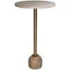 Table Alu Natural 30x30xh56cm Kal-5826