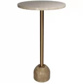 Table Alu Natural 30x30xh56cm Kal-5826