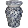 Table Porcelain Blue 27xh41,5cm Kal-5965