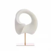 Ornament On Base Cream 34x18xh43cm 7495643