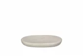 Soap Dish Marble White 14x9xh1,5cm Kal-4140