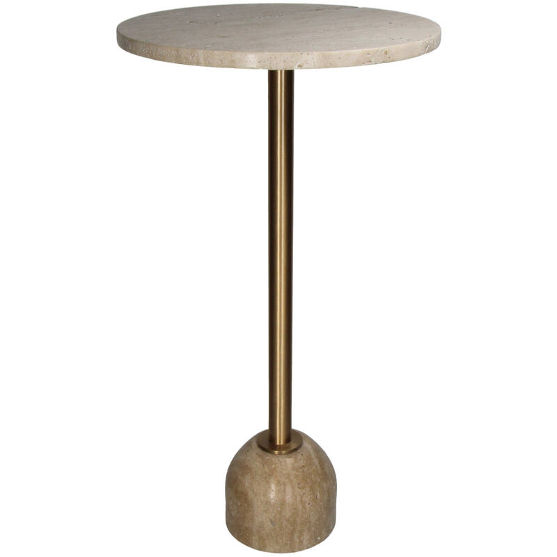 Table Alu Natural 30x30xh56cm Kal-5826