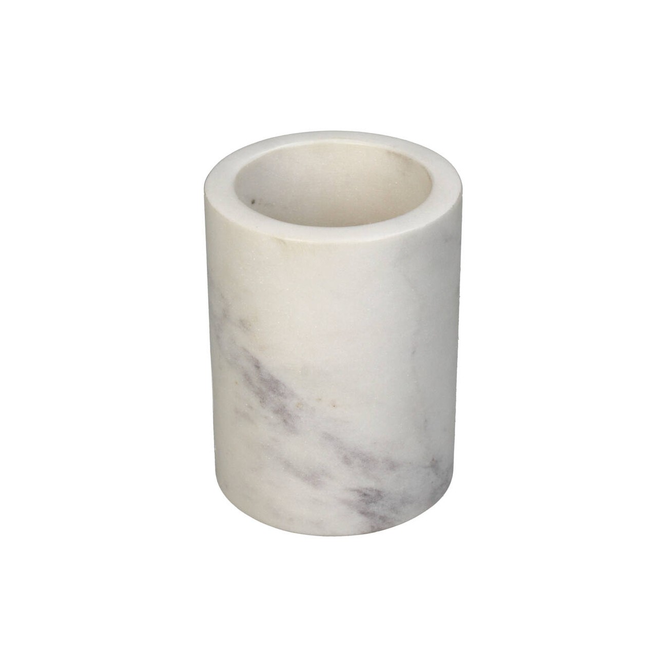Tumbler Marble White 8x8xh10cm Kal-4141
