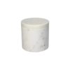 Cotton Jar Marble White 10x10x10cm Kal-4145