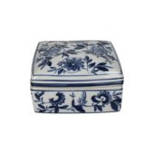 Box Porcelain Blue 19x18xh11,5cm Kal-5967