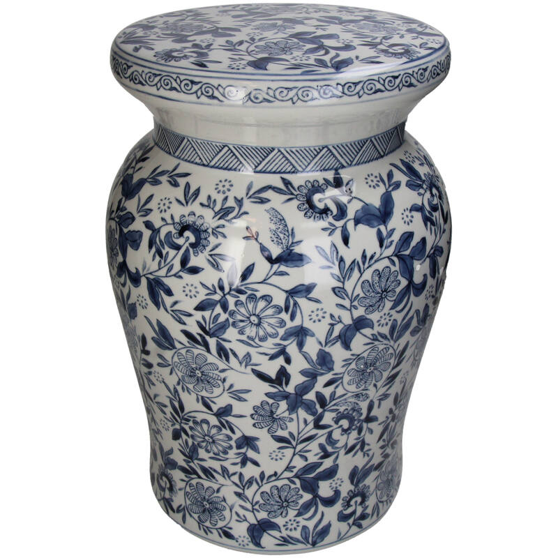 Table Porcelain Blue 27xh41,5cm Kal-5965