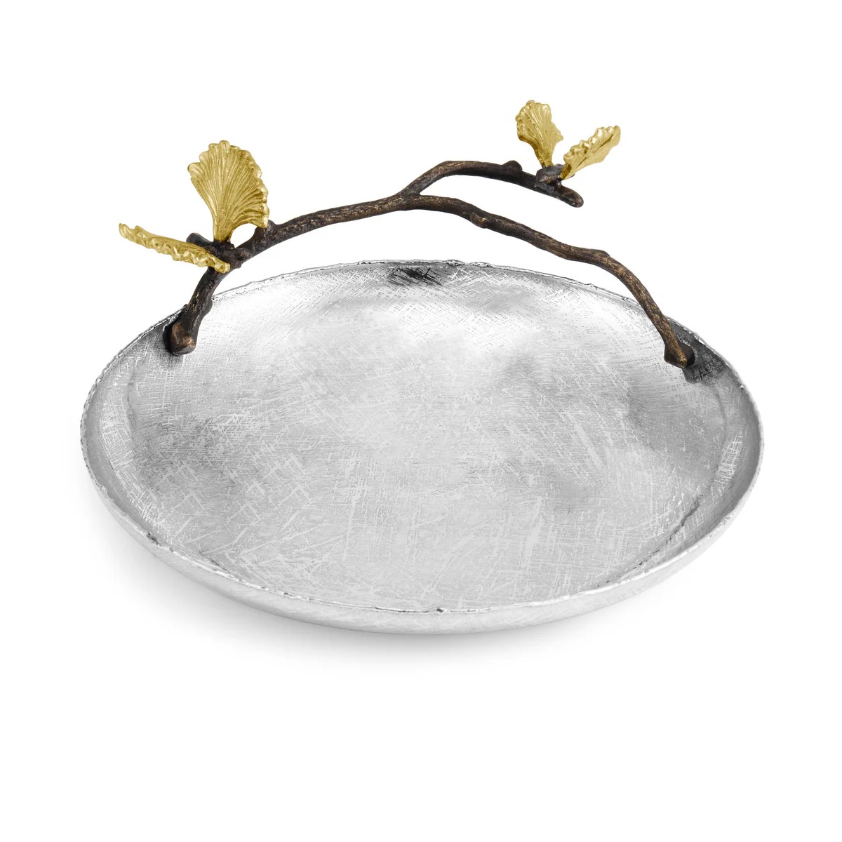 Micheal Aram Butterfly Ginkgo Round Platter 175788