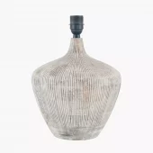Manaia White Wash Table Lamp Wood 30-667-bo