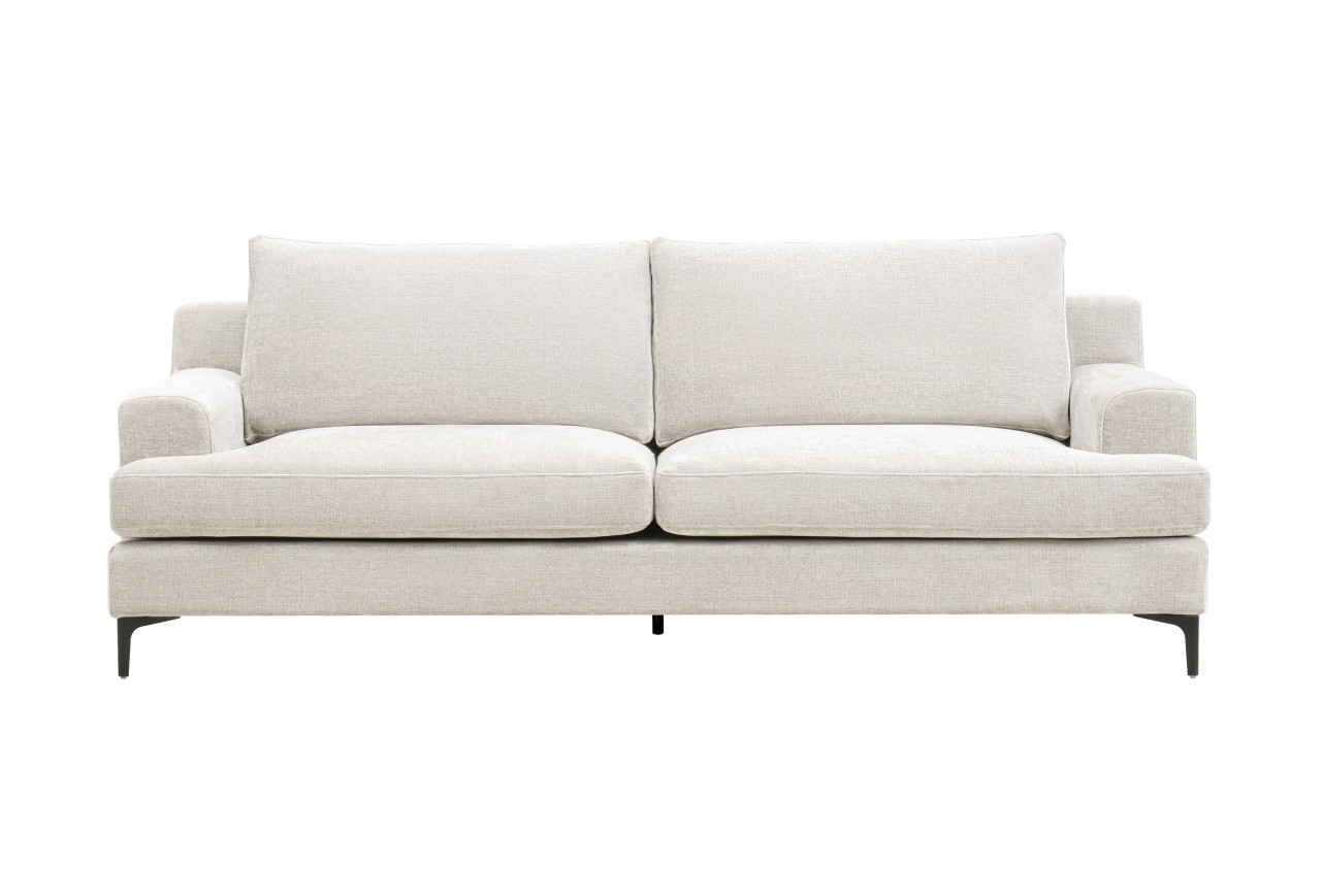 Sofa Maddox Chenille Ivory 228x90xh86cm 1330-C2