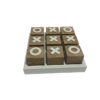 Natural Wooden Tic Tac Toe Game 21xh7cm 680-142