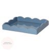 Tray Scallop Blue 26,5x20cm Tr 6221