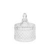 Diamond Glass Box ø10,5x13cm cr 258002