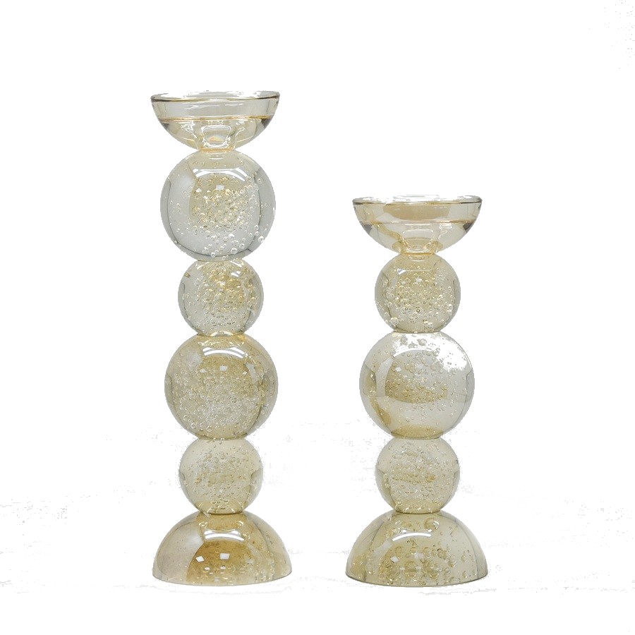 Sparkeling Candleholder 10x26,5cm 185-204