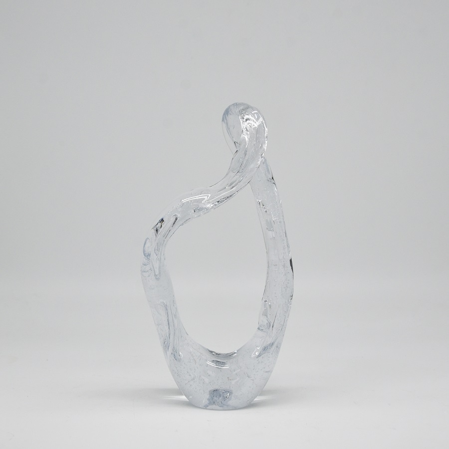 Decorative Glass Sculpture 17x10xh34,5cm 185-205